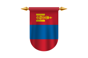Mongolia Flag Emblem Vector Images flag