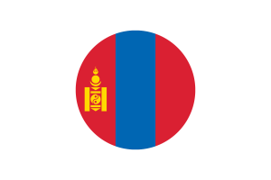 Mongolia Flag Circle Vector Free flag