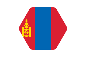 Mongolia Flag Vector Illustration flag
