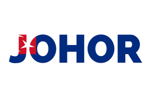 Johor Text Art flag