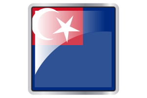 Johor Flag Square icon flag