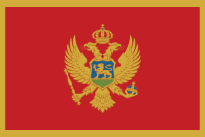 Flag of Montenegro flag