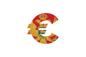 Montenegro Currency icon flag