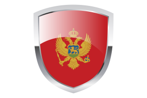 National Flag of Montenegro Clipart flag