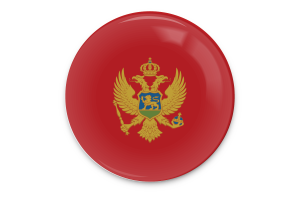 Montenegro Flag Vector Art flag