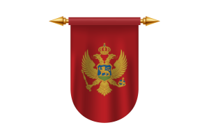 Montenegro Flag Emblem Vector Images flag