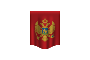 Montenegro Flag Banner flag