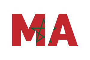 Morocco Country Code flag