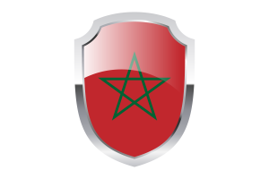 Morocco Shield Logo flag