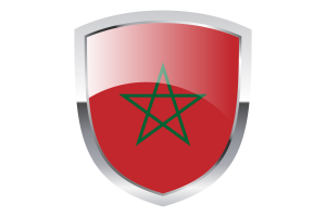 National Flag of Morocco Clipart flag