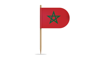 Morocco Flag for Desk, Table flag