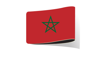 Morocco Flag Illustration Clipart flag