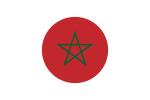 Morocco Flag Circle Vector Free flag