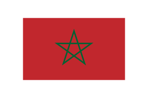 Morocco Flag Triangle Vector Illustration flag