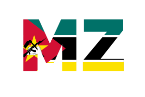 Mozambique Country Code flag