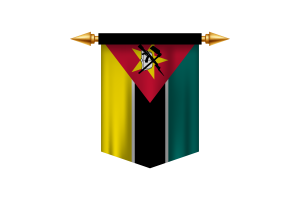 Emblem of the Republic of Mozambique flag