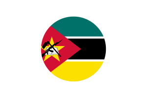 Mozambique Flag Circle Vector Free flag