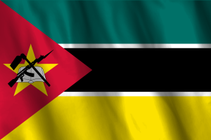 National Flag of Mozambique flag