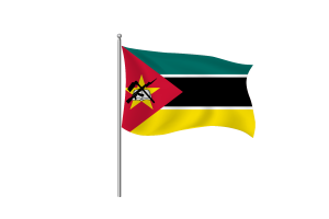 Mozambique Flag Clipart flag