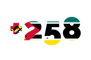 Mozambique Calling Code flag