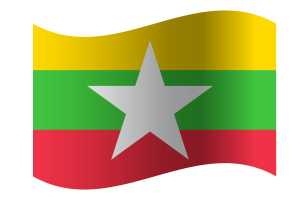 Republic of the Union of Myanmar Flag flag