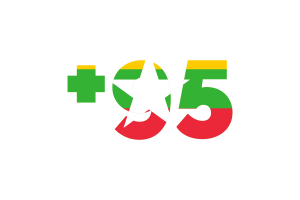 Myanmar Calling Code flag