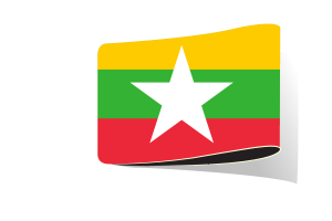Myanmar Flag Illustration Clipart flag