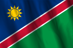 National Flag of Namibia flag