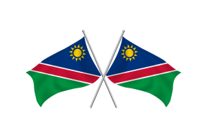 Namibia Waving Friendship Flag flag