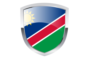 National Flag of Namibia Clipart flag
