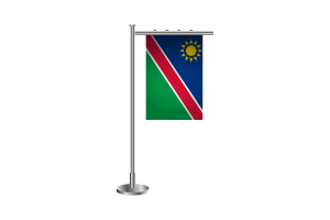 3d Namibia Standing Flag flag