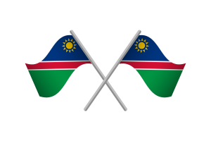 Namibia Flag Emblem Vector Free flag