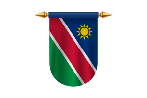 Namibia Flag Emblem Vector Images flag