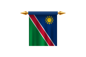 Namibia Royal Emblem flag
