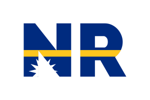 Nauru Country Code flag