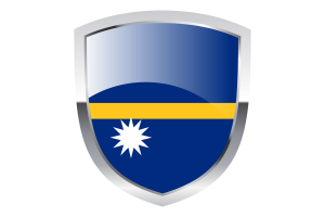 National Flag of Nauru Clipart flag