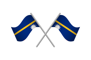 Nauru Flag Emblem Vector Free flag