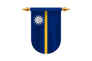 Nauru Flag Emblem Vector Images flag