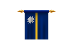 Nauru Royal Emblem flag