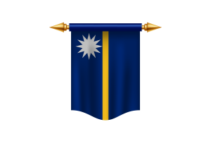 Nauru Flag Royal Banner flag