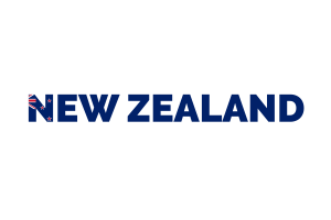 New Zealand Text Art flag