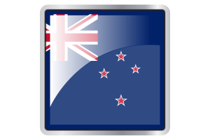 New Zealand Flag Square icon flag