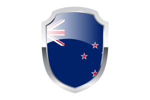 New Zealand Shield Logo flag