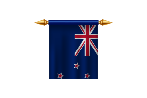 New Zealand Royal Emblem flag