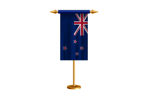 New Zealand Ceremonial Flag Vector Free flag