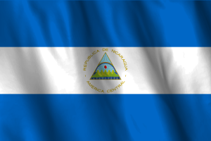 National Flag of Nicaragua flag