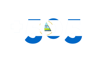 Nicaragua Calling Code flag