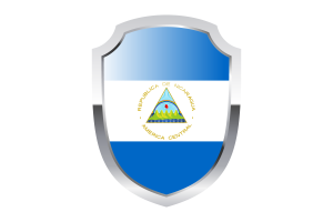 Nicaragua Shield Logo flag