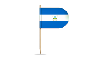 Nicaragua Flag for Desk, Table flag