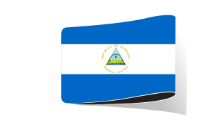 Nicaragua Flag Illustration Clipart flag